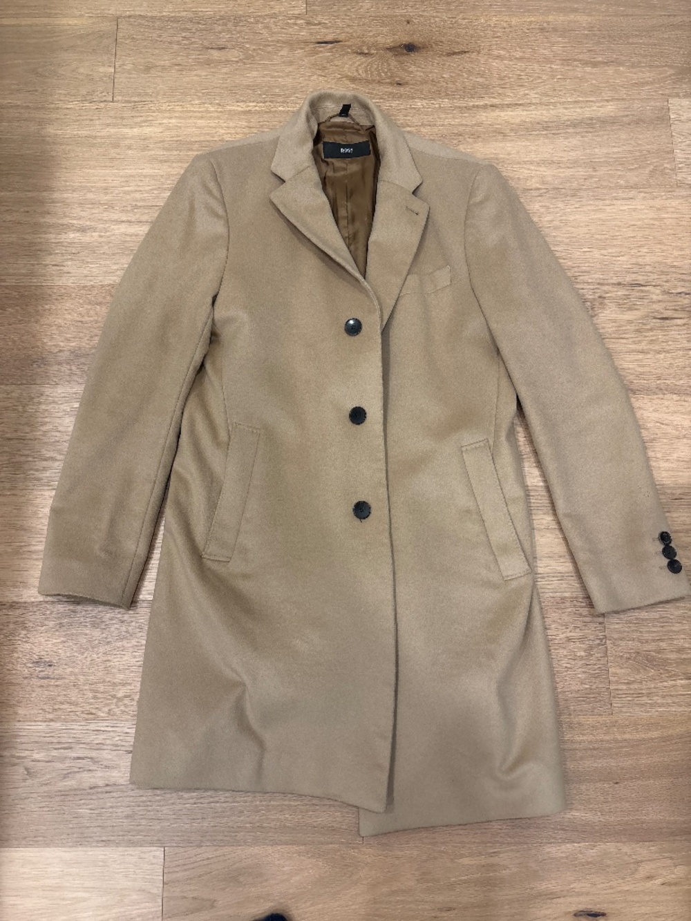 Hugo Boss Wool Overcoat Size 38R